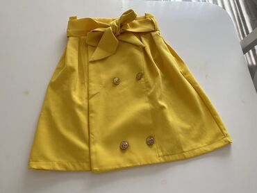 женские юбки с принтом: S (EU 36), M (EU 38), цвет - Желтый