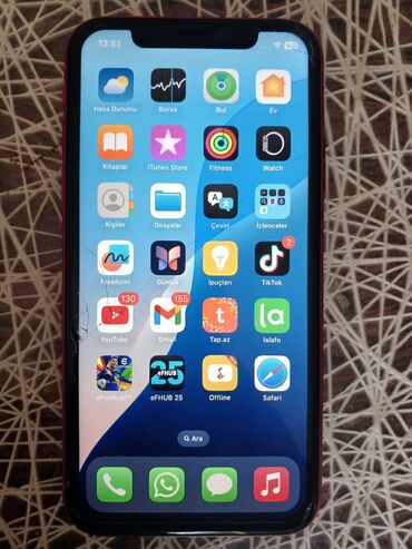 iphone 11 ekran qiymeti: IPhone 11, 128 GB, Qırmızı, Barmaq izi, Face ID