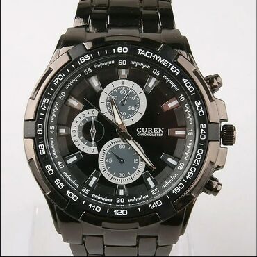 Ručni satovi: Elegantni masivani muški satovi sa podesivom metalnom narukvicom — 9