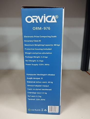 Электронные весы: Elektron qiymət tərəzisi "Orvica 976" - 44.99AZN . 🆕Bütün məhsularımız — 2