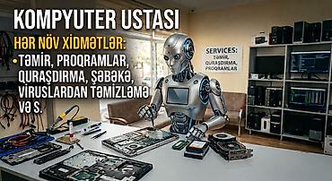 it səkilləri: Sərfəli qiymət Yüksək keyfiyyət !!! 💻 Kompüter Xidmətləri Elanı 🛠️ — 1