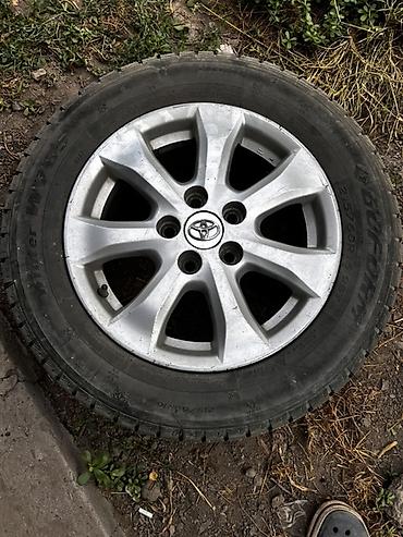 Транспорт: Зимнее колесо в сборе на диске Toyota. - Шина: Gufory Winter W705 - — 1