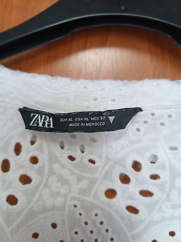 lil solid accessories: ZARA bela košulja od pamučne čipke (broderie anglaise) - Brend: ZARA — 2