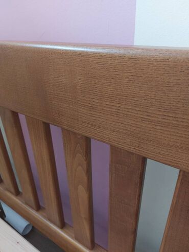 Kreveti: Prodajem francuski lezaj od 100% drveta hrasta (350€) sa dusekom (70€) — 1