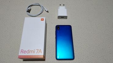 телефон poco x5: Xiaomi, Redmi 7A, Б/у, 32 ГБ, 2 SIM