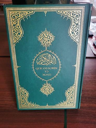 Qurani Kerim kitabi hem Azerbaycanca hem Ərəb dilində . Yenidir
