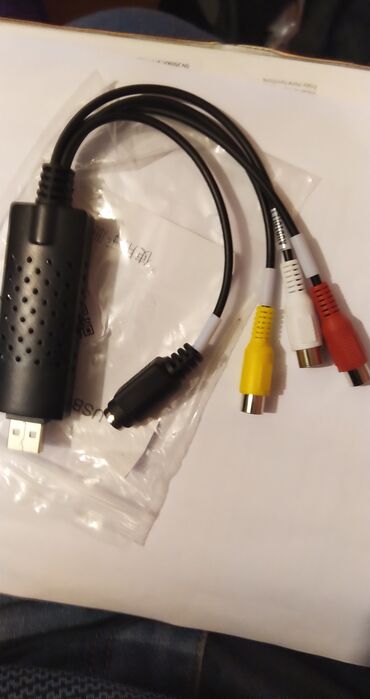 Audio və video kabellər: Usb to rca адаптер usb 2,0 к rca адаптер для аудио-и видеосъемки