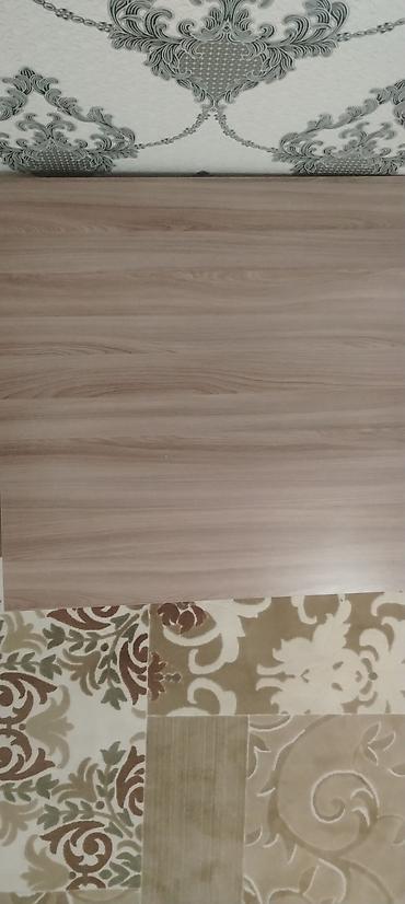islenmis metbex mebeli: Kvadrat masa, Transformer, Təkərsiz, Teksturalı laminat, Zəmanətsiz — 1