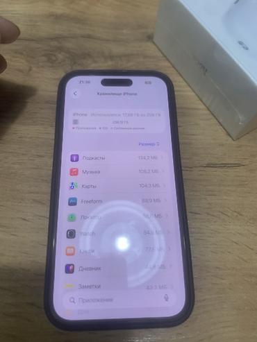 Мобильные телефоны и аксессуары: IPhone 14 Pro, Б/у, 256 ГБ, Черный, Чехол — 4