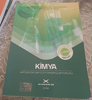 Kimya Güvən kitabı 2024cü il təmizdir içi yazılmayıb cavabları və lalafo.az -da Kimya Güvən kitabı 2024cü il təmizdir içi yazılmayıb cavabları və