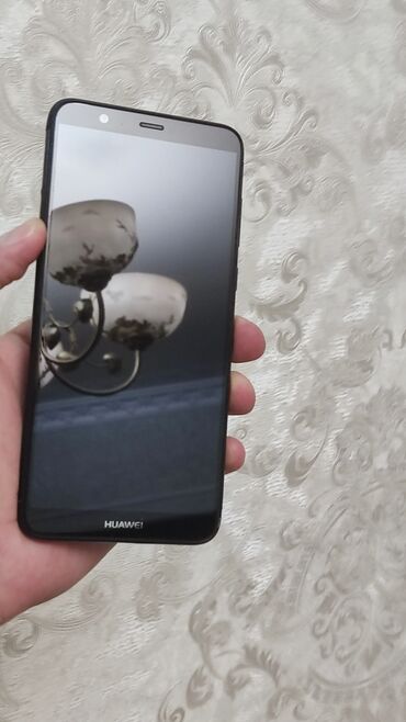 телефон смарт: Huawei P Smart, Б/у, 32 ГБ, цвет - Черный, 2 SIM