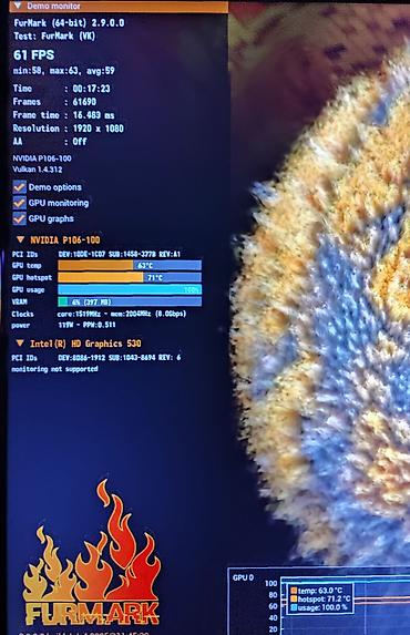 windows surface: Core i5 6400 / 16Gb / Asus h170 / Gigabyte Nvidia P106-100 6Gb (Аналог — 8