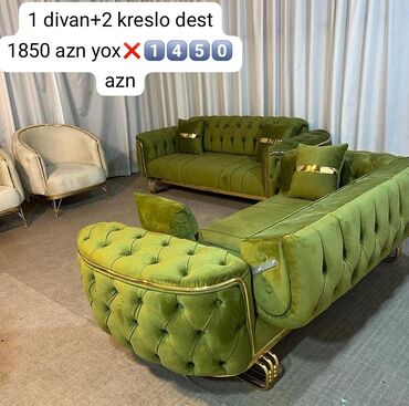 kreslo modelleri: Yeni, Divan, 2 kreslo