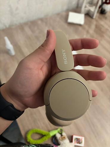 Qulaqcıqlar: İşlənmiş Simsiz (Bluetooth) Qulaqcıqlar, Sony, rəng - Bej — 3
