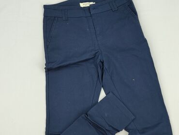 spodnie hello kotty: Material trousers for women, size S (EU 36)