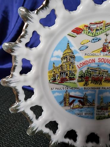 Ostali kućni dekor: Tanjir London za na zid,vintaz,Foreign porcelan. Tanjir za na zid — 5