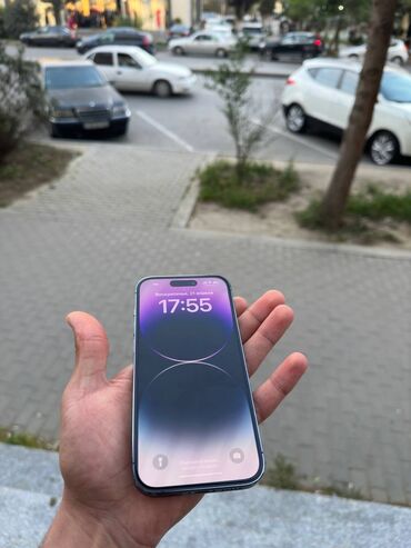 iphone 14 kaç manat: IPhone 14 Pro, 256 GB, Deep Purple, Barmaq izi, Face ID