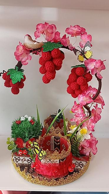 milli süfrələr: Novruz üçün əl işləri – bəzəkli xonçalar və dekor kompozisiyaları - — 1