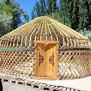 Продажа юрт: Продажа юрты, Каркас Деревянный, 100 баш, Диаметр: 7 метров — 13