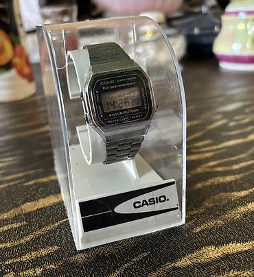 barter saatla: İşlənmiş, Qol saatı, Casio, rəng - Gümüşü — 2