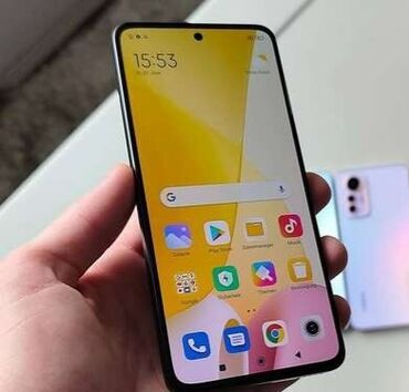 телефоны флай слайдеры: Xiaomi 12 Lite, rəng - Qara, 
 Barmaq izi