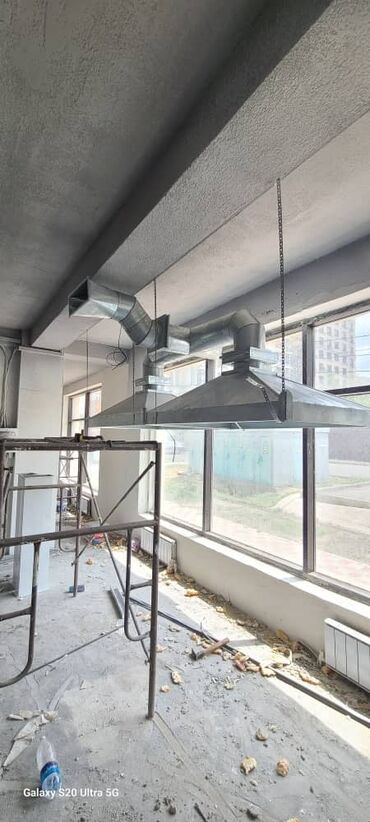 Жестяные работы: Вытяжка вентиляция баардык турун жасап коюп беребиз Ватсап — 4