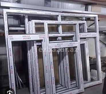 plastic qapi: İşlənmiş PVC pəncərə və qapılar - PVC profillərdən hazırlanmış — 1