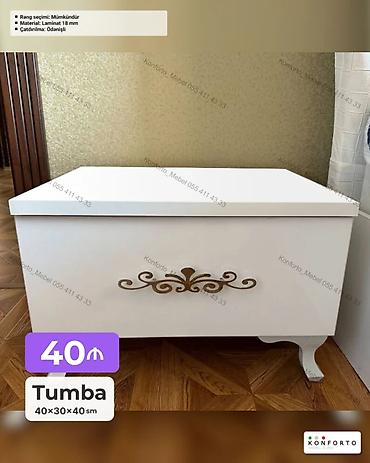 Tumba – 40×30×40 sm - Material: 18 mm laminat - Rəng seçimi lalafo.az -da Tumba – 40×30×40 sm - Material: 18 mm laminat - Rəng seçimi
