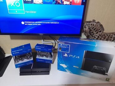 прокат плейстейшен 4: Sony PlayStation 4 (PS4) oyun konsolu seti Xüsusiyyətlər və tərkib