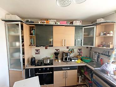 silver kitchen: Кухонный гарнитур, Б/у, цвет - Серый — 2