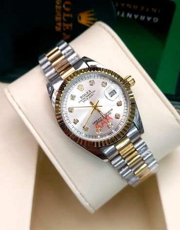 Qol saatları: Yeni, Qol saatı, Rolex, rəng - Gümüşü — 19