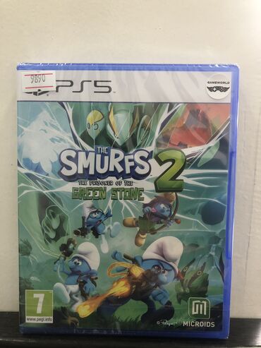 smurfs: Playstation 5 üçün The Smurfs 2 green stone oyunu. Yenidir, barter və