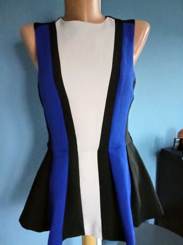 Haljine: H&M XS (EU 34), bоја - Tamnoplava, Koktel, klub, Top (bez rukava)