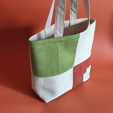 Torbe: Torba – ručni rad, patchwork dizajn Dimenzije 36 cm x 36 cm x 8 — 9
