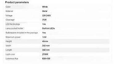 Rasveta: Paulmann Wall/Ceiling Sun RGB LED panel 245 × 245 mm, 2700K, 230V, alu — 15