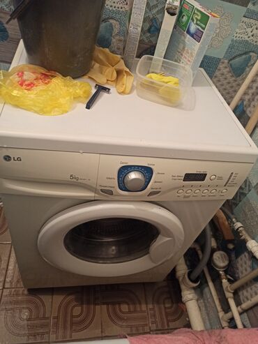 антивибрация для стиральной машины: Стиральная машина LG, Б/у, Автомат, До 5 кг, Полноразмерная