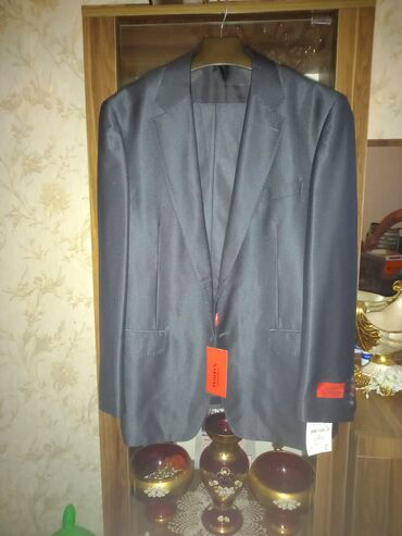 Рубашки: Мужской костюм, Демисезон, 7XL (EU 54), цвет - Серый