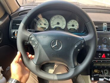 Детали коробки передач: Mercedes-Benz avtomobilləri üçün uyğun, qara rəngli sükan. zavod