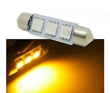 drveni stol: LED auto sijalica – C5W/ Festoon, 39 mm, žuta svetlost - Tip: LED C5W — 1