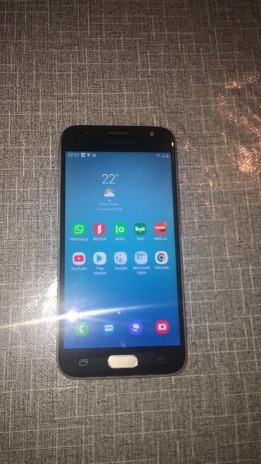 samsung not 4 qiymeti: Samsung Galaxy J3 2017, 16 GB, rəng - Qızılı, Barmaq izi