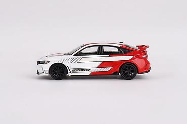 bicikl type 0: ⚪ Honda Civic Type R #2 — 2023 Pace Car — White — 1:64 — Mini GT Mini — 1