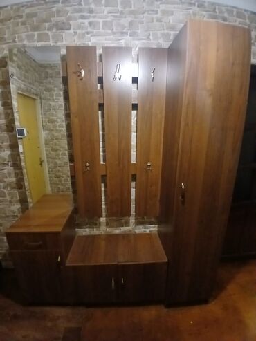 деталировка мебели: İşlənmiş, Açılan, 1 qapı Düz dolab, Dəhliz dolabı, Azərbaycan