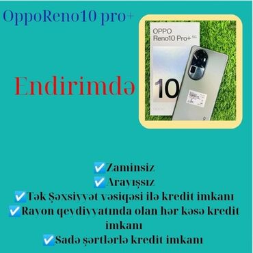 Oppo: ☑️Zaminsiz ☑️Arayışsız ☑️Tək Şəxsiyyət vəsiqəsi ilə kredit imkanı