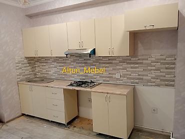 kuxna mebli: Sifarişlə mətbəx dəsti, Özü çəkən petlələr, Parlaq laminat, Kredit yoxdur, Pulsuz çatdırılma, Rayonlara çatdırılma — 6