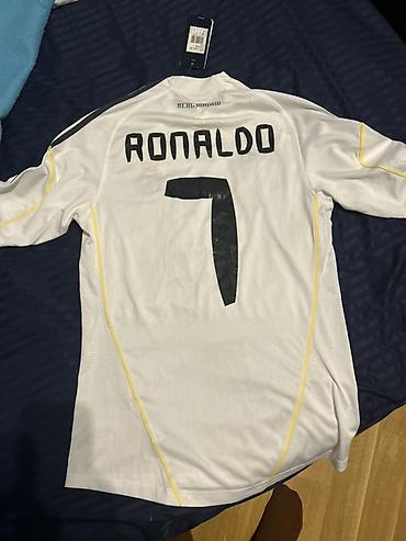 Kişi geyimləri: Futbolka, Adidas, S, rəng - Ağ — 3