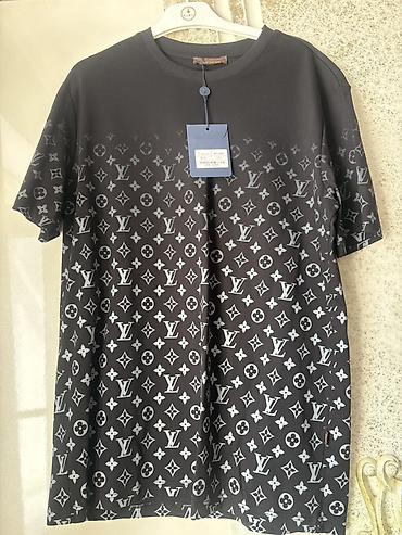 trapez şalvar: Futbolka, Louis Vuitton, 2XL, rəng - Qara — 5
