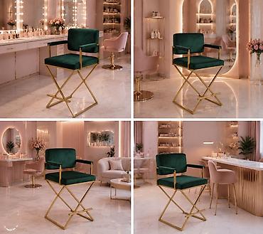 make up stulu: Vizajist və salonlar üçün premium kreslo - Dizayn: Rejissor tipli — 2