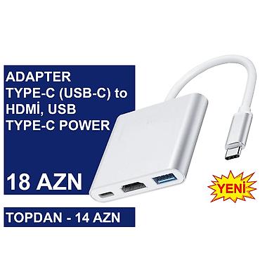 Digər kompüter aksesuarları: Type-C/USB-C Adapterlər/Konverterlər (Çeviricilər) ⭐Type-C (USB-C) to — 7