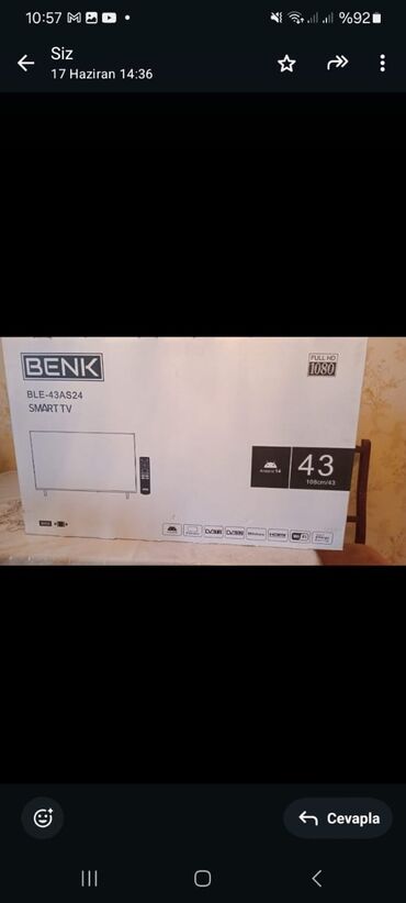 smart tv box x96 mini цена: Salam Heç Karopkasından açılmıyıb 550 manata 108 ekran Benk Firmasıdı