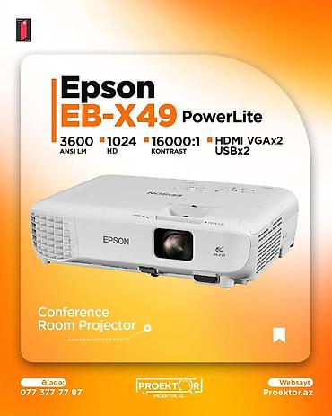 televizor satiram: Yeni Portativ Proyektor Epson, Ödənişli çatdırılma — 1